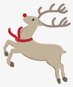 Christmas Reindeer Drawing Png, Transparent Png, Transparent PNG