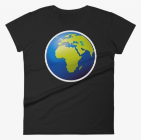 Globe Emoji Png - T-shirt, Transparent Png, Transparent PNG