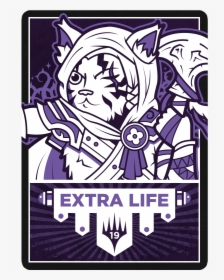 Extra Life - Mtg Extra Life Sleeves, HD Png Download, Transparent PNG