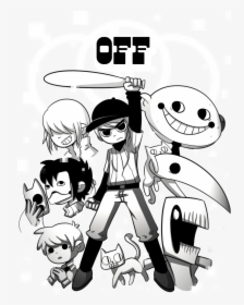 Scott Pilgrim Style [transparent] By Moshiro - Off Game Art Style, HD Png Download, Transparent PNG