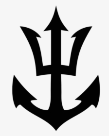 White And Black Trident, HD Png Download, Transparent PNG