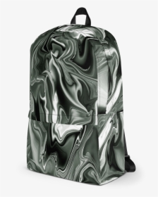 Black Holo Marble Tumblr Soft Grunge Backpack - Push Trees, HD Png Download, Transparent PNG