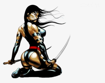 Mulher Ninja Em Png - Psylocke X Men, Transparent Png, Transparent PNG