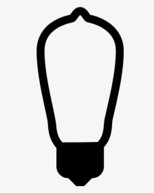 Lamp Clipart Lightbulb Edison - Edison Bulb Clip Art, HD Png Download, Transparent PNG