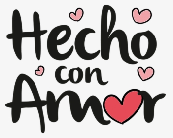 #hecho #con #amor #love #freetoedit - Heart, HD Png Download, Transparent PNG