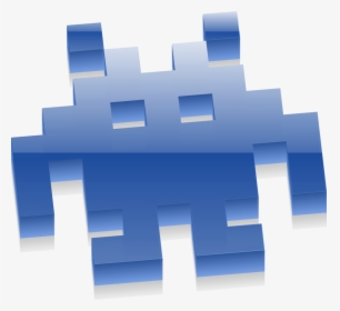 Space Invader O3 - Electric Blue, HD Png Download, Transparent PNG