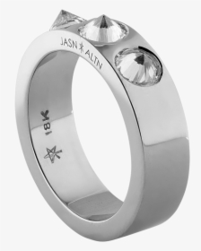 Amor Fati 3 Inverted Wide Diamond Band - Pre-engagement Ring, HD Png Download, Transparent PNG