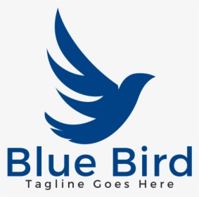 Blue Bird Logo Design - Graphic Design, HD Png Download, Transparent PNG