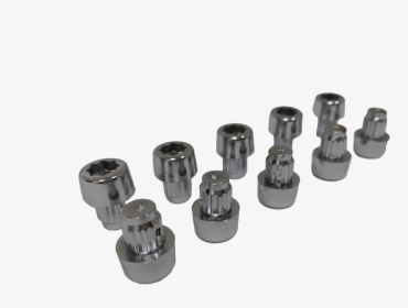 10 Pack Of Chrome Socket Head Rivet Inserts   Class - Socket Wrench, HD Png Download, Transparent PNG