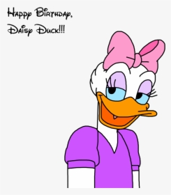 Happy Daisy Duck - Happy Birthday Daisy Duck, HD Png Download, Transparent PNG