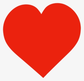 Big Red Heart Template For Valentine S Day - Heart Icon, HD Png Download, Transparent PNG