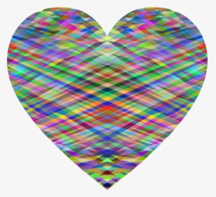 Tartan,heart,geometry - Heart, HD Png Download, Transparent PNG
