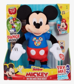 Mickey Mouse Hot Dog Dance Break Mickey Plush, HD Png Download, Transparent PNG