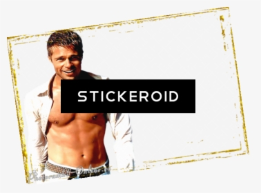 Brad Pitt Celebrities - Barechested, HD Png Download, Transparent PNG
