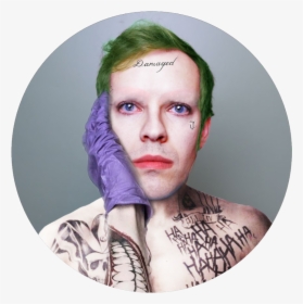 Transparent Idubbbz Face Png - Joker With Tattoos, Png Download, Transparent PNG