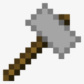 Minecraft Stone Pickaxe Png, Transparent Png, Transparent PNG