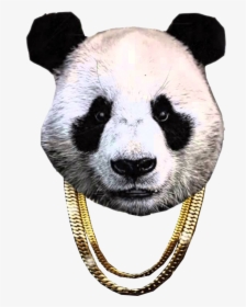 Panda Desiigner Png - Panda With Chain, Transparent Png, Transparent PNG