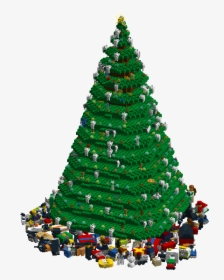 Christmas Tree Star Png - Lego Christmas Tree Transparent, Png Download, Transparent PNG
