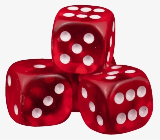 Three Red Dice - Dice Game, HD Png Download, Transparent PNG