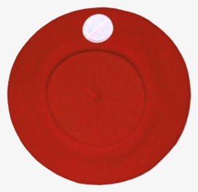 Flat Pill Beret In Red - Circle, HD Png Download, Transparent PNG