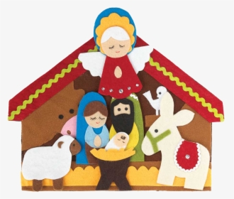 Nativity Scene , Png Download - Felt Nativity, Transparent Png, Transparent PNG