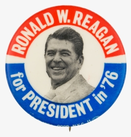 Reagan For President In 76 Political Button Museum - Emblem, HD Png Download, Transparent PNG