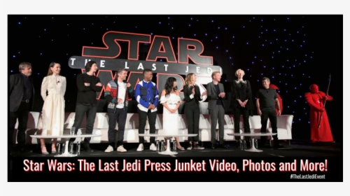Last Jedi Press Conference, HD Png Download, Transparent PNG