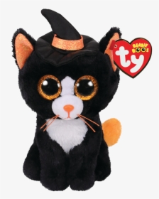 Small Witchie Cat Halloween - Beanie Boos Ty Cat, HD Png Download, Transparent PNG