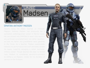 Madsen - Halo 4 Madsen Armor, HD Png Download, Transparent PNG