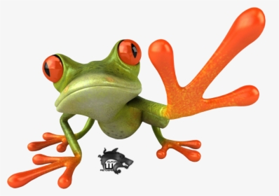Crazy Frog Png - Green And Orange Animals, Transparent Png, Transparent PNG