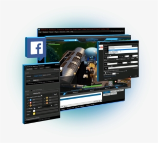 Live Stream On Facebook - Xsplit Version, HD Png Download, Transparent PNG