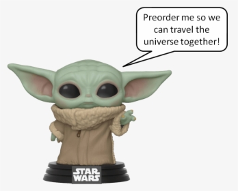 Baby Yoda Funko Pop, HD Png Download, Transparent PNG