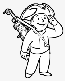 Collection Of Free Fallout Drawing Download On Ui Ex - Cartoon, HD Png Download, Transparent PNG