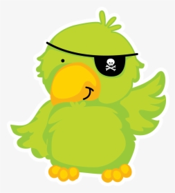 Parrot Pirate Clip Art, Pirate Quilt, Pirate Parrot, - Piratas Cute Png, Transparent Png, Transparent PNG