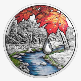Canada 2014 Crystal Raindrop Maple Silver 1 Oz, HD Png Download, Transparent PNG