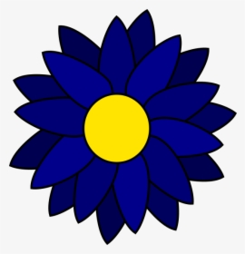 Blue Daisy Clip Art - Sunflower Doorhanger, HD Png Download, Transparent PNG