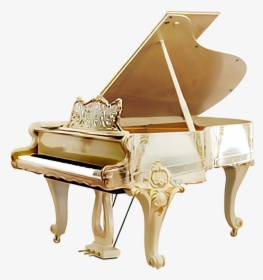 Grand Piano Png Image - Classic White Grand Piano, Transparent Png, Transparent PNG