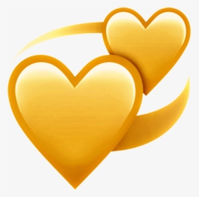 Yellow Heart Emoji Png, Transparent Png, Transparent PNG