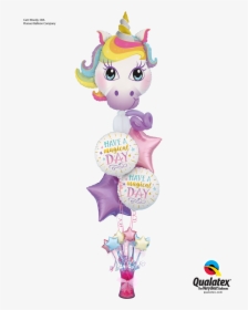 Display By Cam Woody - Bouquets Balloons Unicorn Qualatex, HD Png Download, Transparent PNG