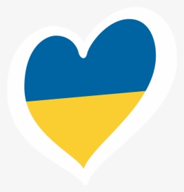 Ukraine Eurovision Heart Flag, HD Png Download, Transparent PNG