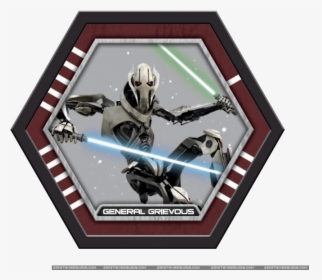 Star Wars General Grievous , Png Download - Star Wars Hexagon Cards, Transparent Png, Transparent PNG