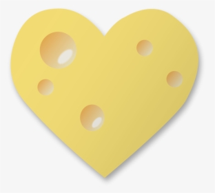 Swiss Cheese Heart - Cheese Heart No Background, HD Png Download, Transparent PNG