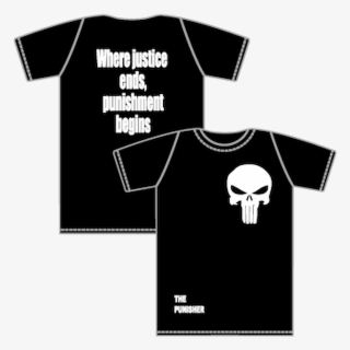 T-shirt The Punisher - Active Shirt, HD Png Download, Transparent PNG