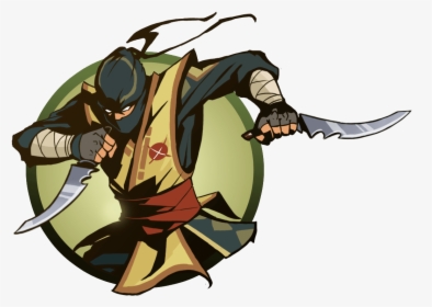 Ninja Man Knives - Ниндзя Shadow Fight 2, HD Png Download, Transparent PNG