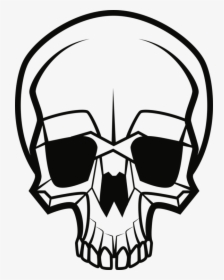 Line Art,head,emblem - Skeleton Vectory, HD Png Download, Transparent PNG