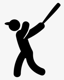 Baseball Player - Baseball Player Icon Vector, HD Png Download, Transparent PNG