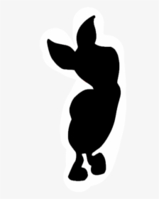 #piglet #disney #pig - Free Person Waving Silhouette, HD Png Download, Transparent PNG