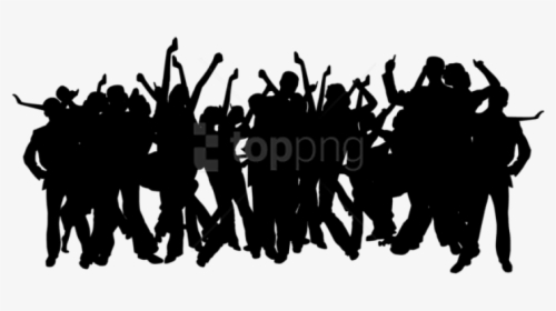 Audience Vector Happy Crowd - Crowd Of People Png, Transparent Png, Transparent PNG