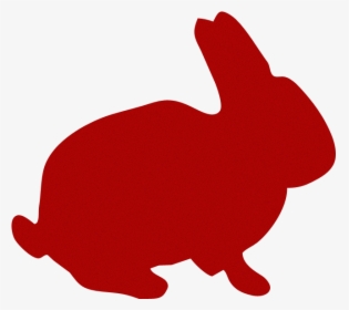 Rabbit Silhouette Clipart , Png Download - Rabbit Silhouette, Transparent Png, Transparent PNG
