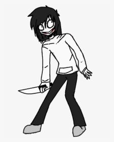 Drawing Creepy Body - Jeff The Killer Body, HD Png Download, Transparent PNG